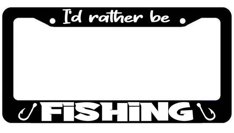 Fishing License Plate Frames – The Sticky Side