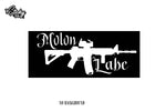 AR-15 &quot;MOLON LABE&quot; Vinyl Decal Sticker Window Bumper 2A 2nd Amendment Gun Rights