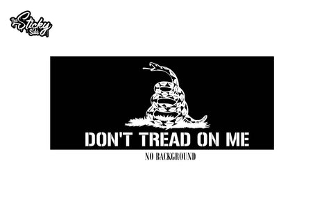 Dont tread on me decal sticker constitution 2nd amendment rights  Gadsden freedom Choose size & Color